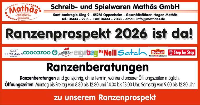 Ranzenprospekt 2026 Anzeige-duo